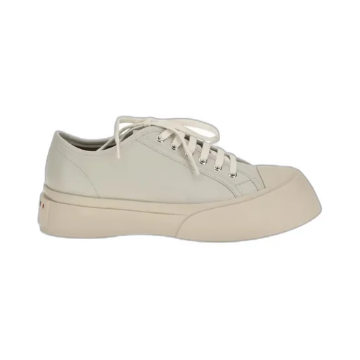 Marni Pablo Logo Patch Lace-Up Sneakers