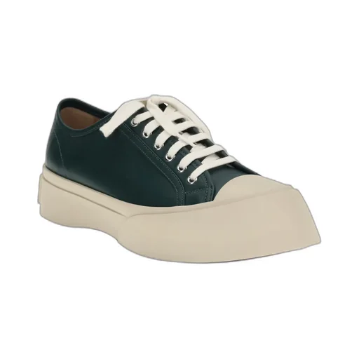 Marni Pablo Logo Patch Lace-Up Sneakers