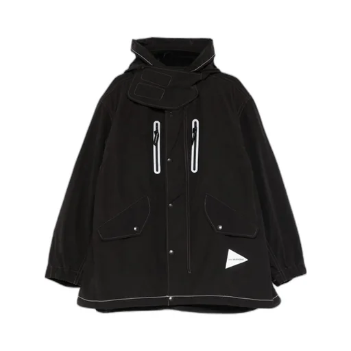 Reflective Stitching Hooded Casual Jacket