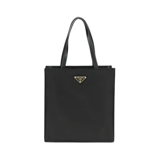 Prada Re-Nylon Triangle-Logo Tote Bag