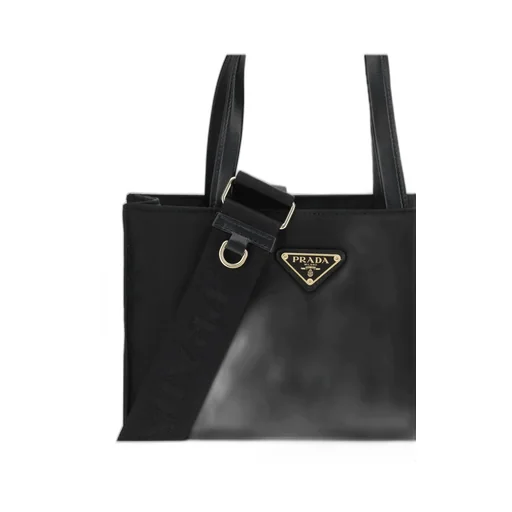 Prada Re-Nylon Triangle-Logo Tote Bag