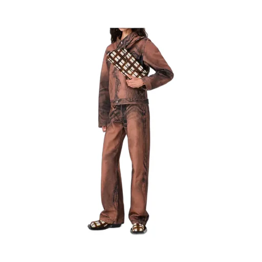 Checked Shoulder Bag