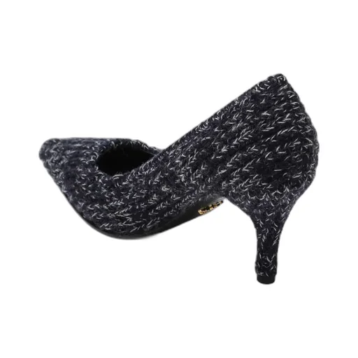 85Mm Knitted Pumps