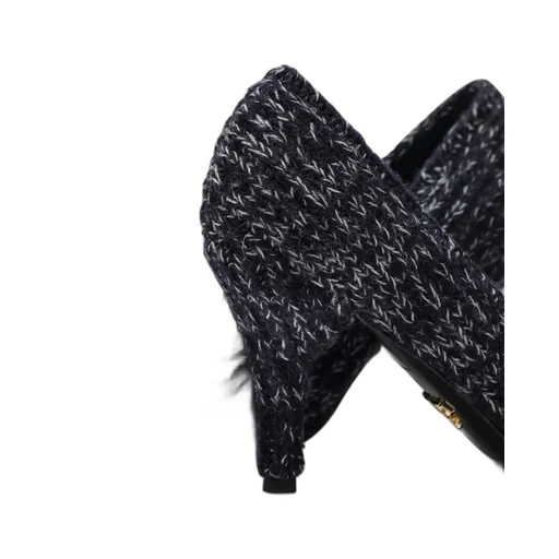 85Mm Knitted Pumps