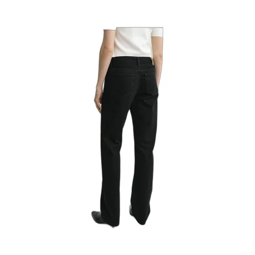 Low-Cut Straight-Leg Jeans