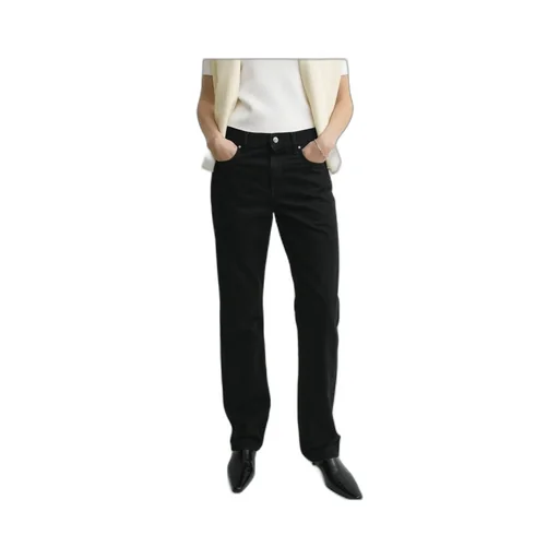 Low-Cut Straight-Leg Jeans
