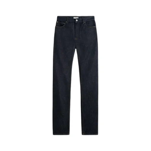 High-Waisted Slim-Fit Jeans