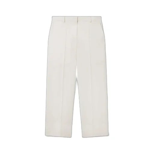 Pleated Straight-Leg Pants