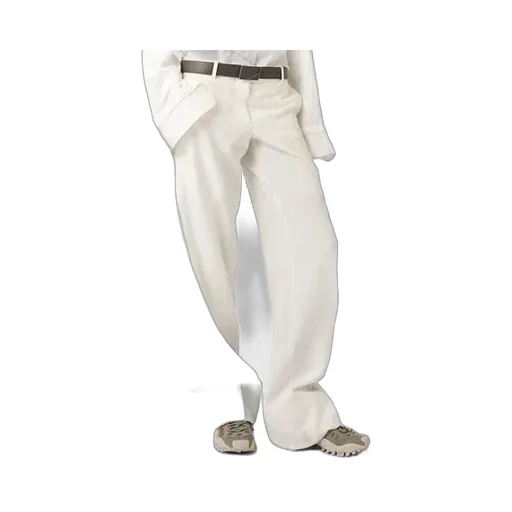 Pleated Straight-Leg Pants