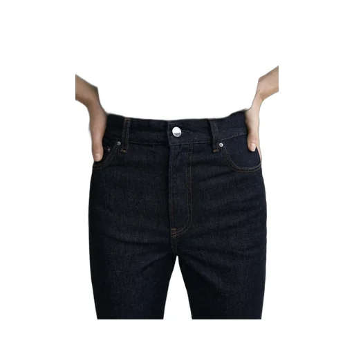High-Waisted Slim-Fit Jeans