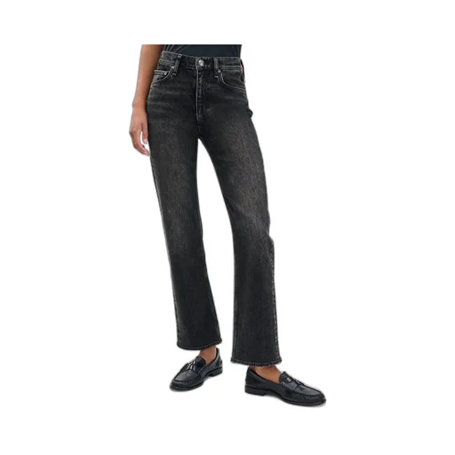 Harlow Cropped Straight-Leg Jeans