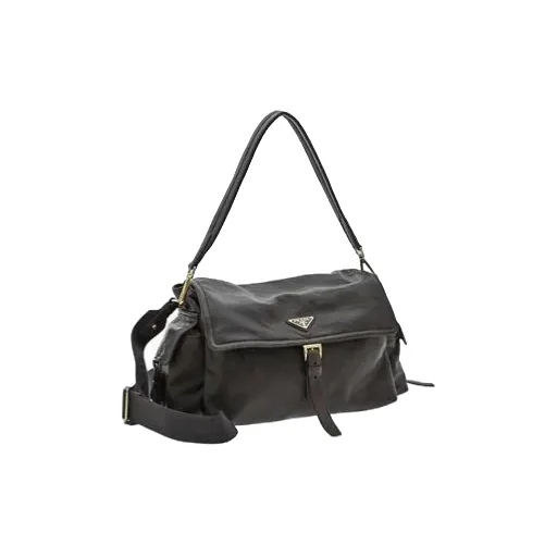 Prada Re-Nylon Triangle-Logo Shoulder Bag