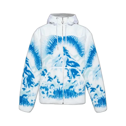 Casablanca Mountain Print Hooded Jacket