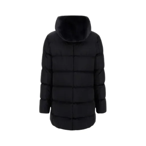 Hooded Quilted Down Jacket