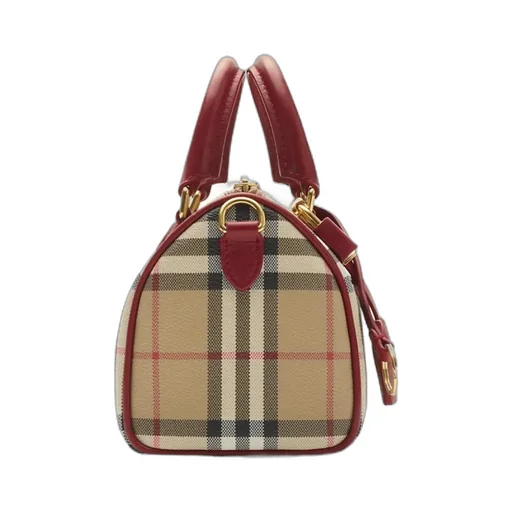 Burberry Mini Check Bowling Bag