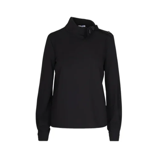 Button-Detail Blouse