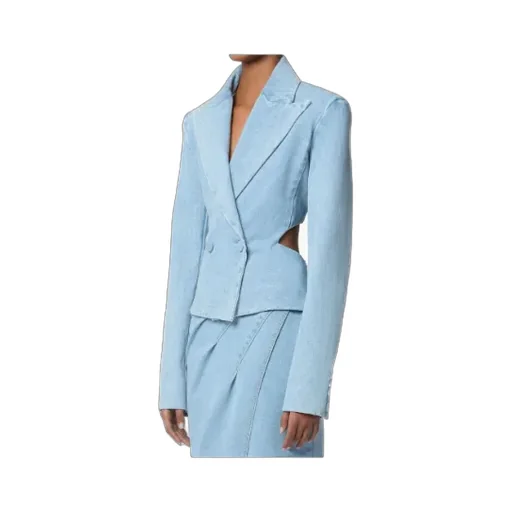 Nina Ricci Cutout Denim Jacket