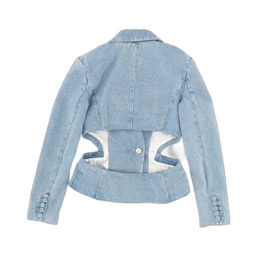 Nina Ricci Cutout Denim Jacket