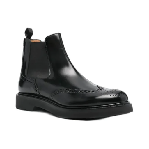 Round Toe Chelsea Boots