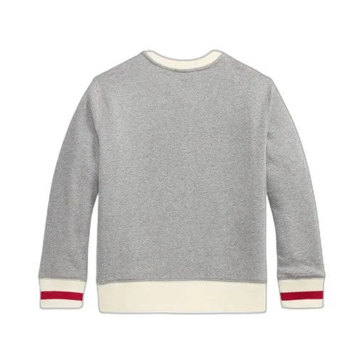 Bear-Print Crew-Neck Sweatshirt