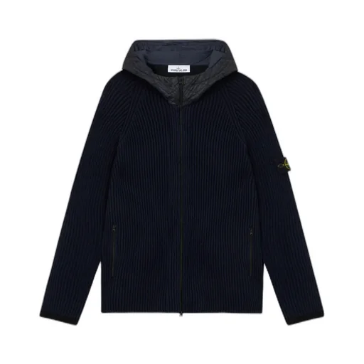 Hooded Zip-Up Jumper With Pockets And Raglan Sleeves