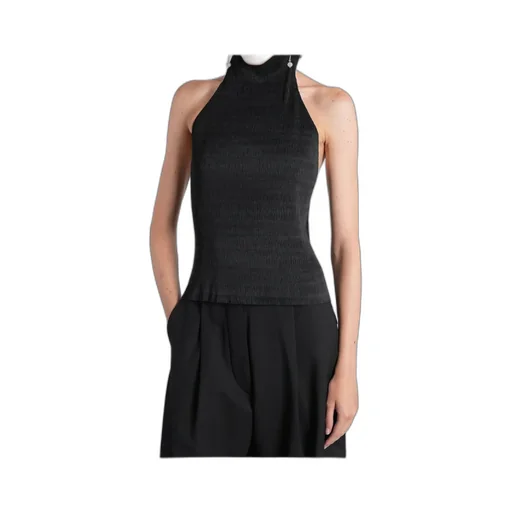 Open-Back Textured Top