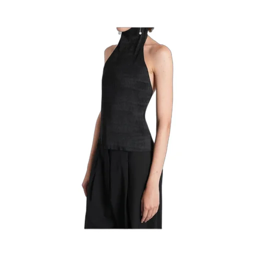 Open-Back Textured Top