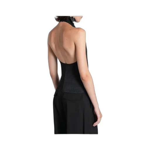 Open-Back Textured Top