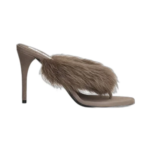 Round Toe High Heel Sandals