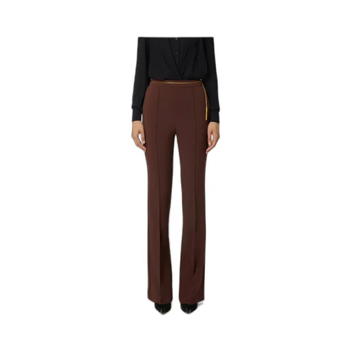 Elisabetta Franchi Chain Detailed Trousers