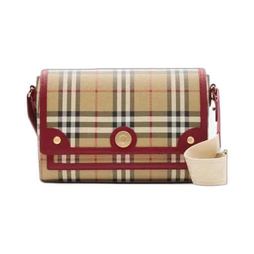 Burberry Checked Note Crosssbody Bag