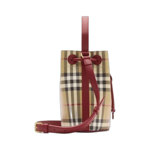 Burberry Mini Check Bucket Bag