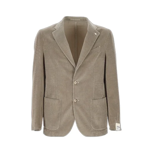 L.B.M. 1911 Pinstriped Two-Button Blazer