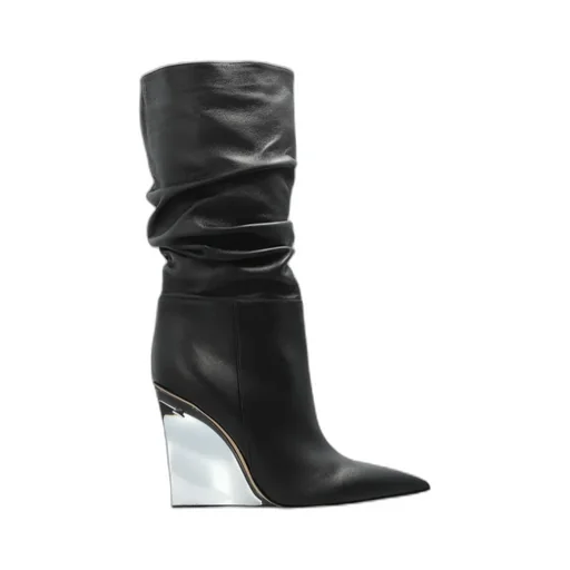 Dsquared2 Ruched Point-Toe Boots