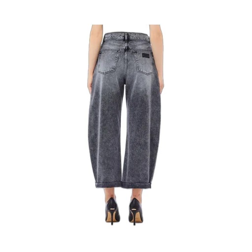 Denim Trousers With Belt Loops