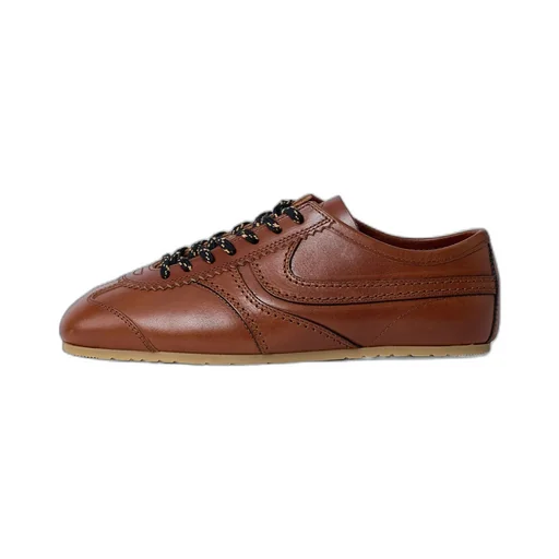 Dries Van Noten Almond Toe Lace-Up Sneakers