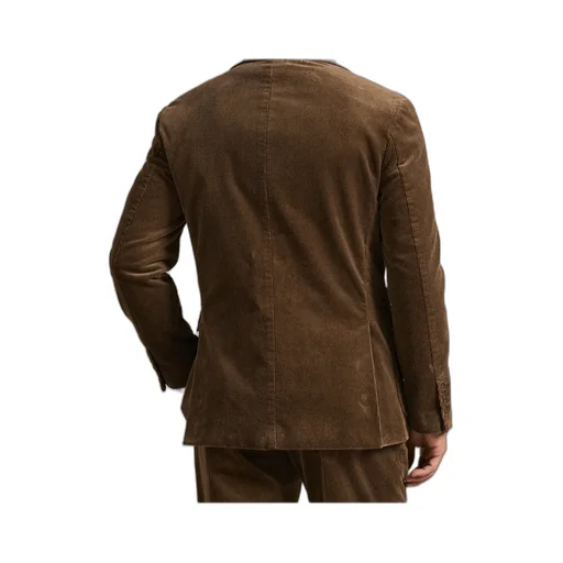 Corduroy Single-Breasted Blazer