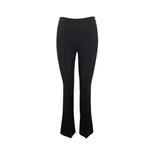 Zip-Fly Flared Trousers