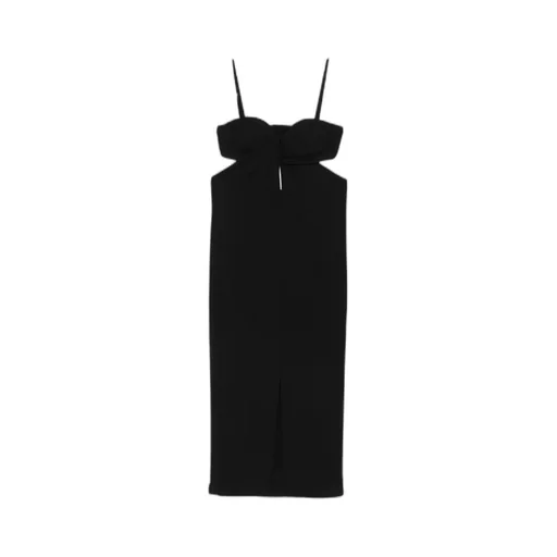 Cut-Out Twist-Front Dress