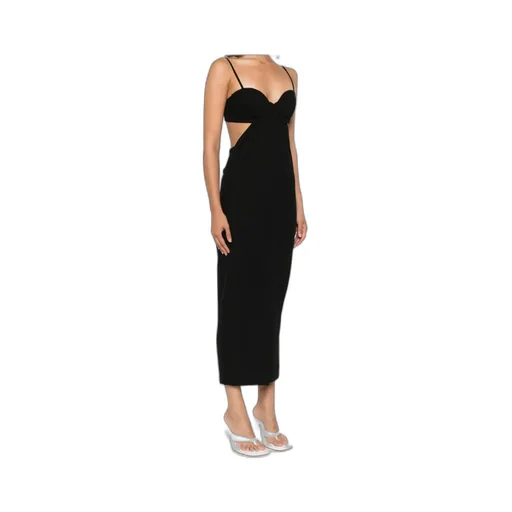 Cut-Out Twist-Front Dress