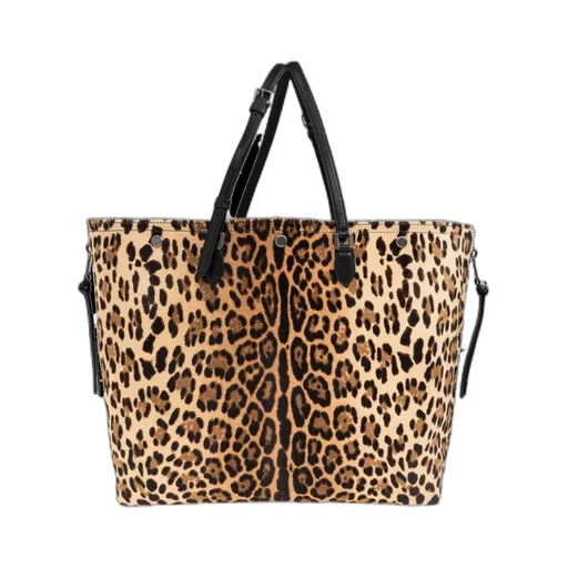 Leopard-Print Tote Bag