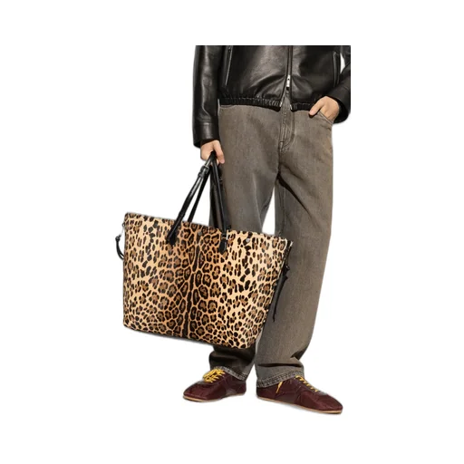Leopard-Print Tote Bag