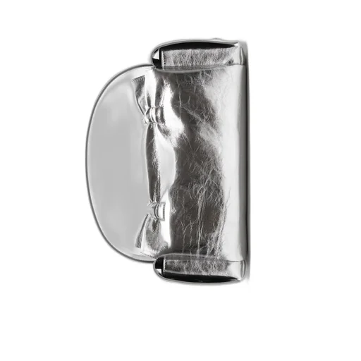 Multi-Pocket Metallic Leather Bag