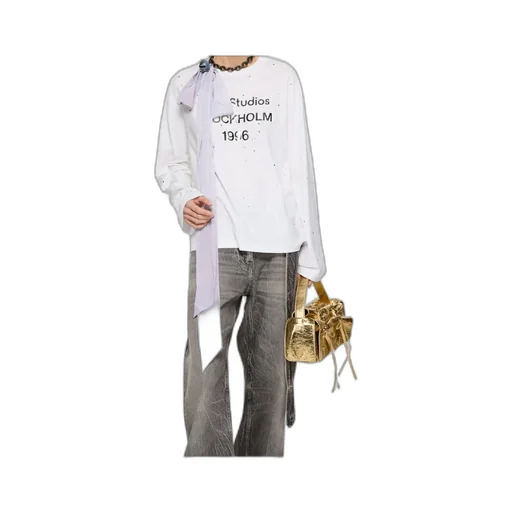 Drawstring Leather Shoulder Bag
