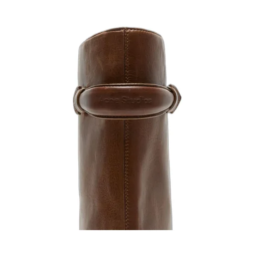 Strap Leather Boot
