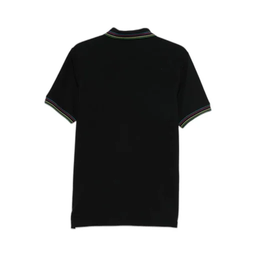 Striped Collar Polo Shirt