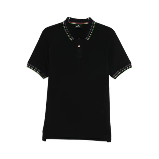 Striped Collar Polo Shirt