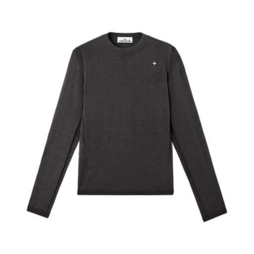 Crewneck Jumper With Elasticated Trims