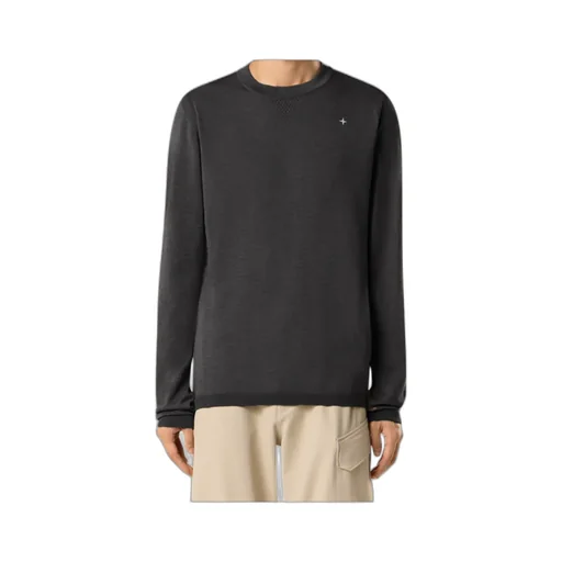 Crewneck Jumper With Elasticated Trims