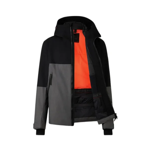 Dyre Ski Jacket In Grey/Black